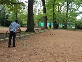 Terrains de boules du Parc du VivierAgrandir l'image, .JPG 4,9 Mo (fenêtre modale)